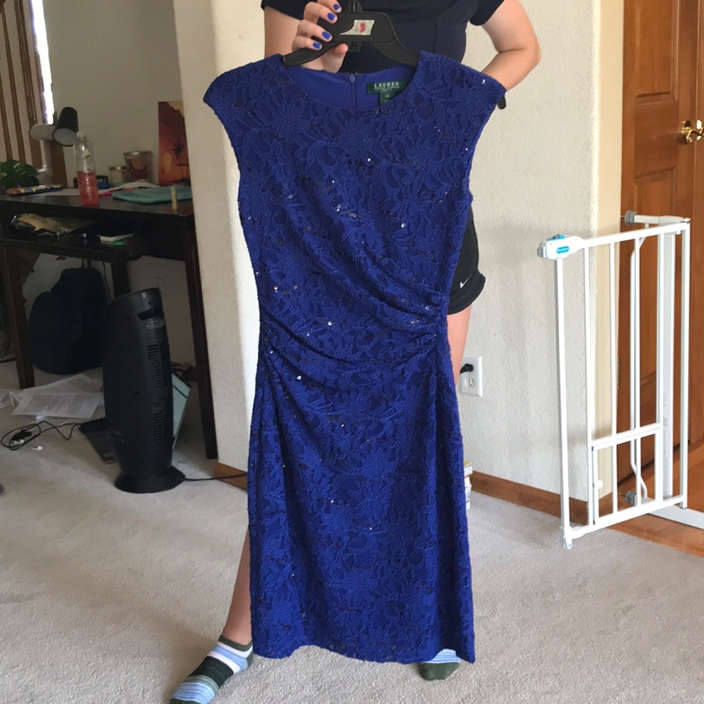 Lauren Ralph Lauren dress size 0 blue